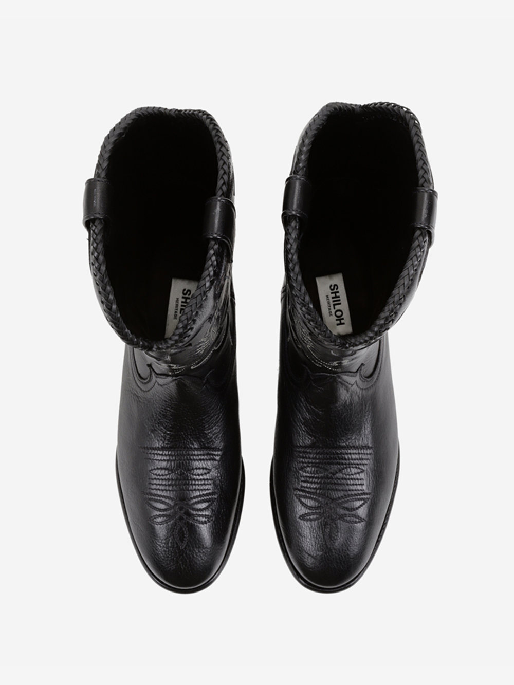 MIDNIGHT WESTERN BLACK BOOTS