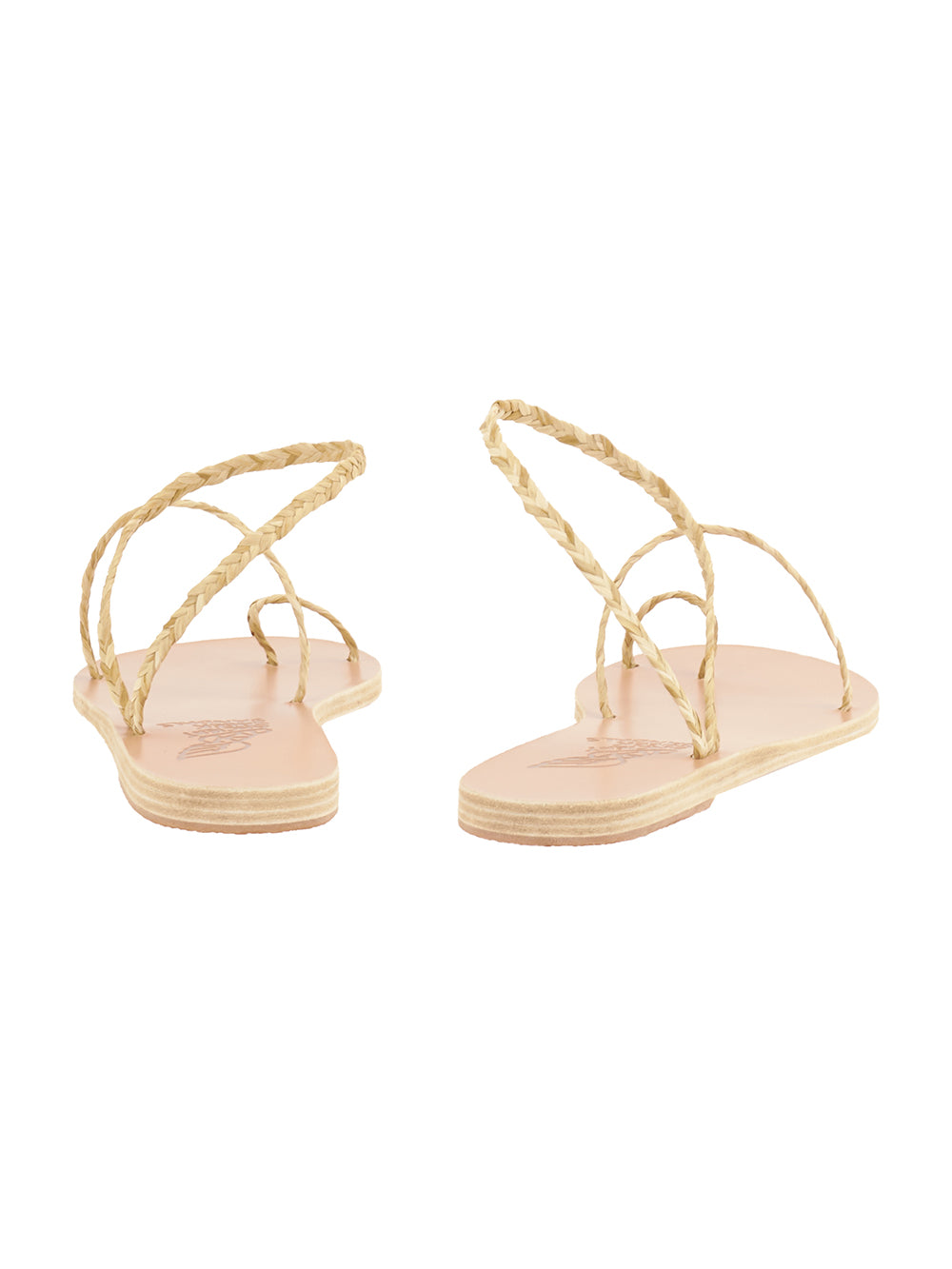 SANDALES ELEFTHERIA RAFFIA LEGNO