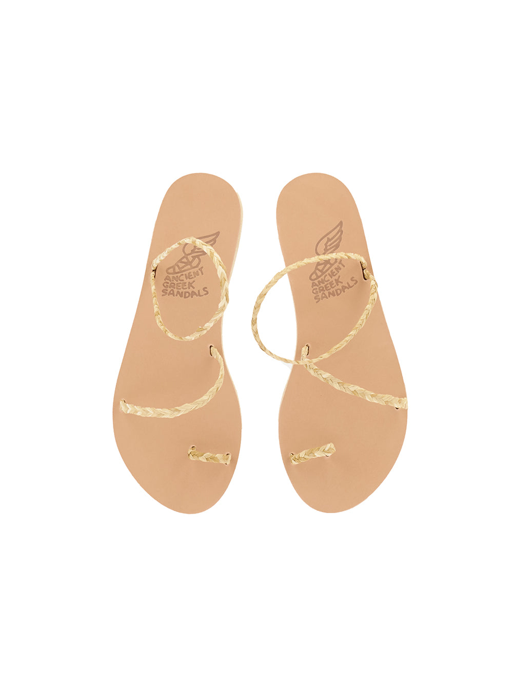 SANDALES ELEFTHERIA RAFFIA LEGNO