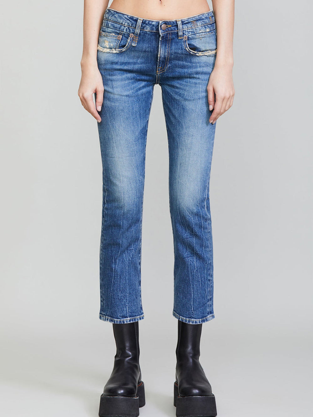 Jean Boy Straight Kelly Jean R13 V tements femme By Marie