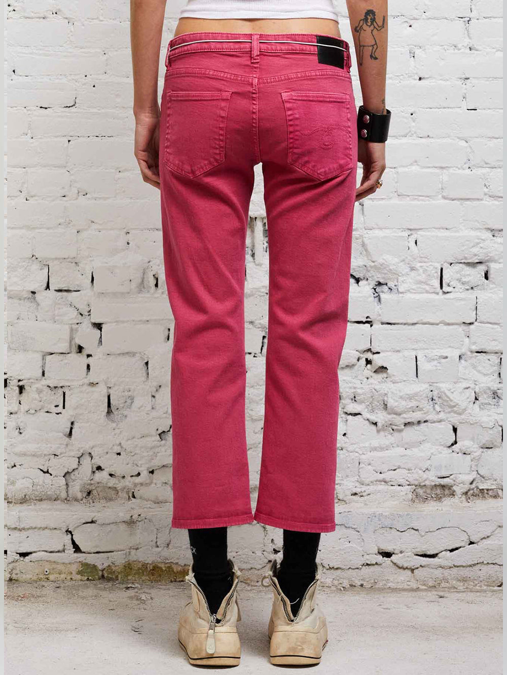 JEAN BOY STRAIGHT PINK