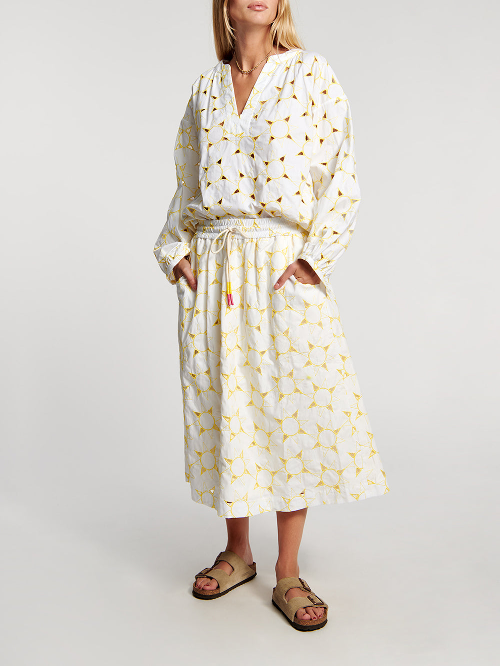 JUPE BRODERIE ANGLAISE ELASTI