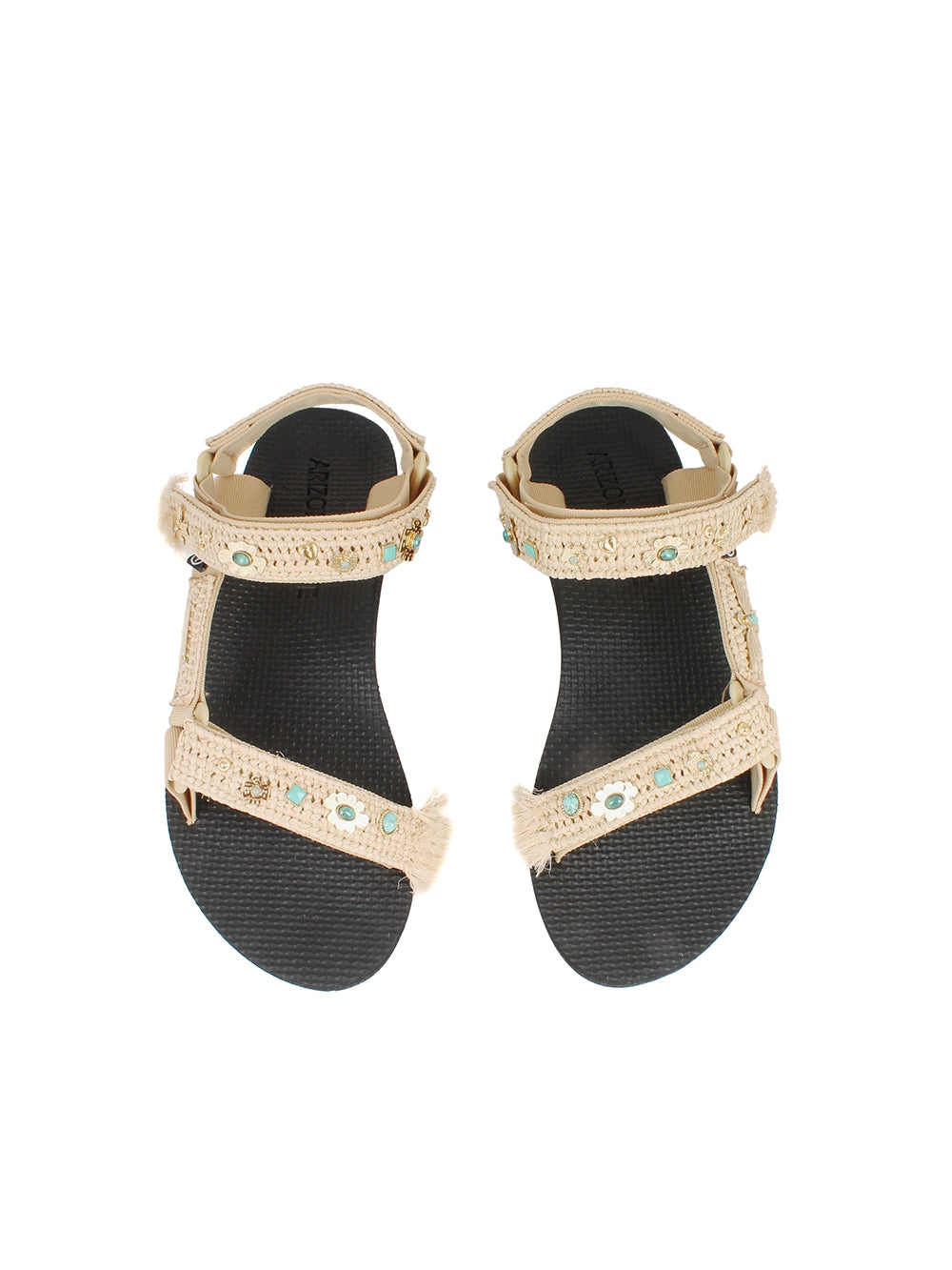 RAFFIA TREKKY ARIZONA LOVE X BY MARIE SANDAL