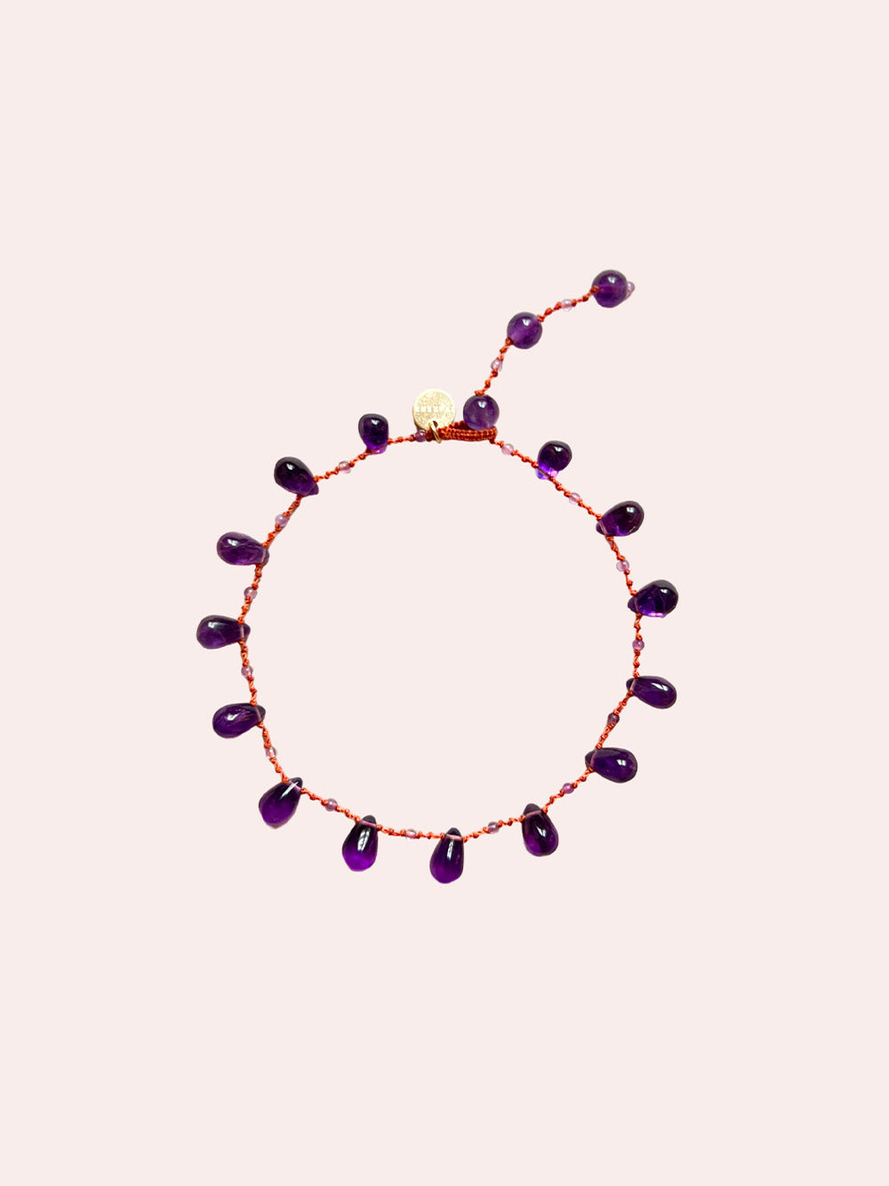 BRACELET DE CHEVILLE NIILO - AMETHYSTE