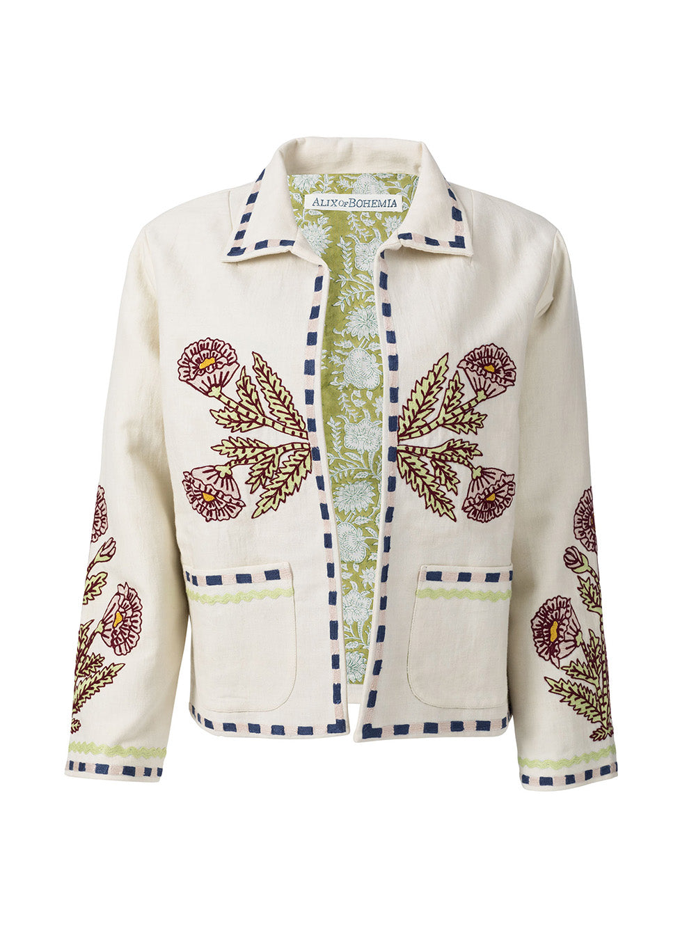 BIG BLOOM EMBROIDERED JACKET