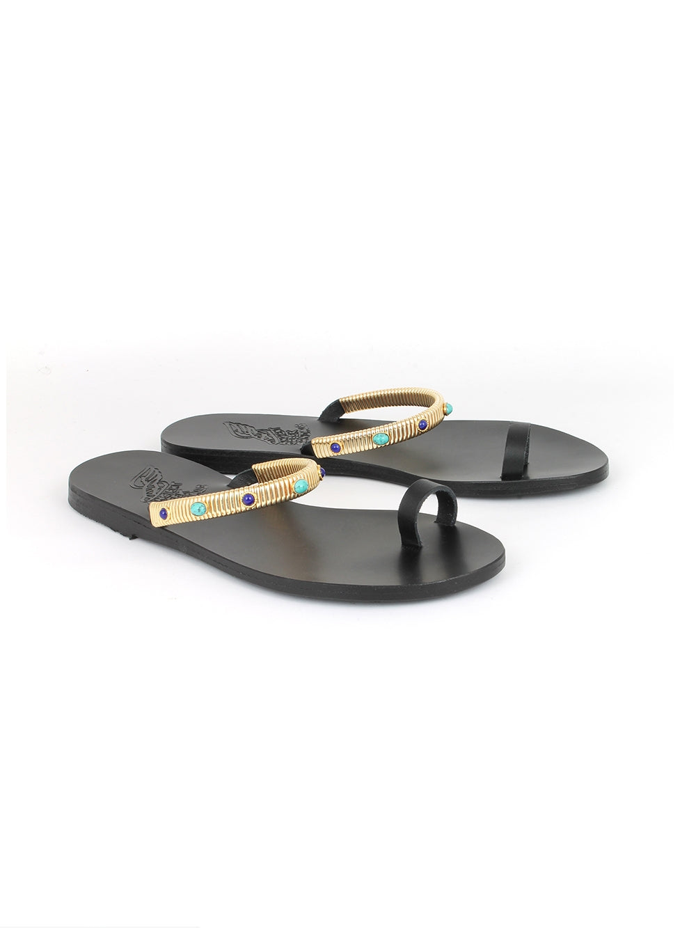 BLACK STRADA SANDALS
