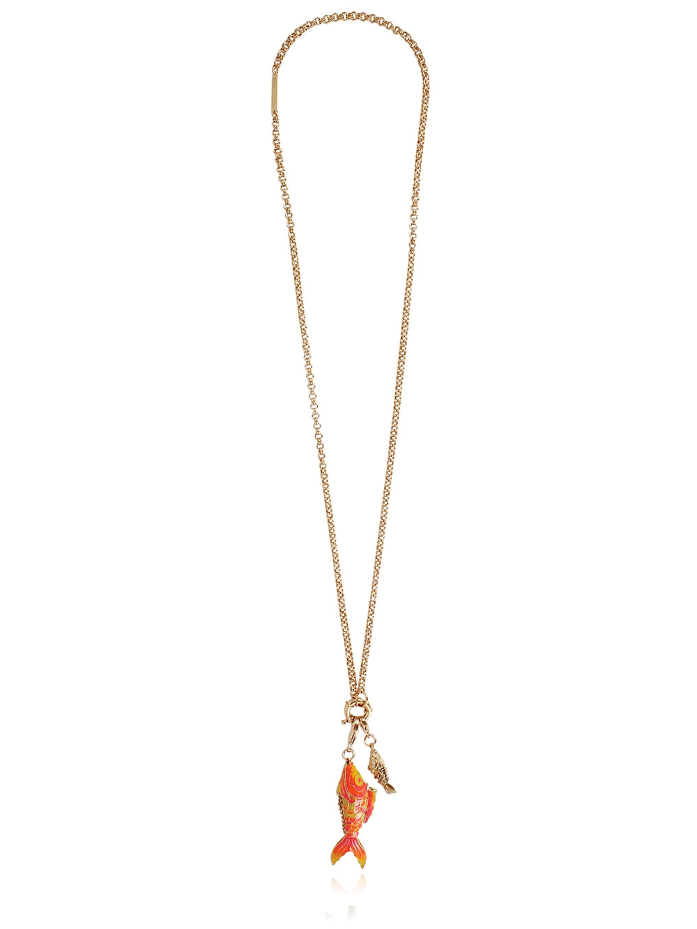 AZURE CHARMS GOLD NECKLACE