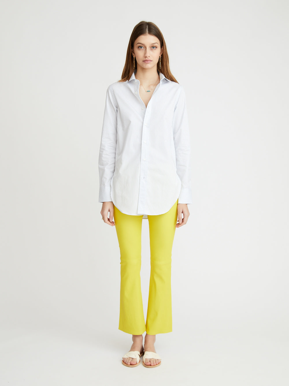 CAMERON WHITE STRIPED SHIRT