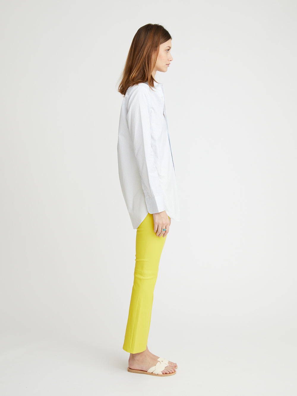CAMERON WHITE STRIPED SHIRT
