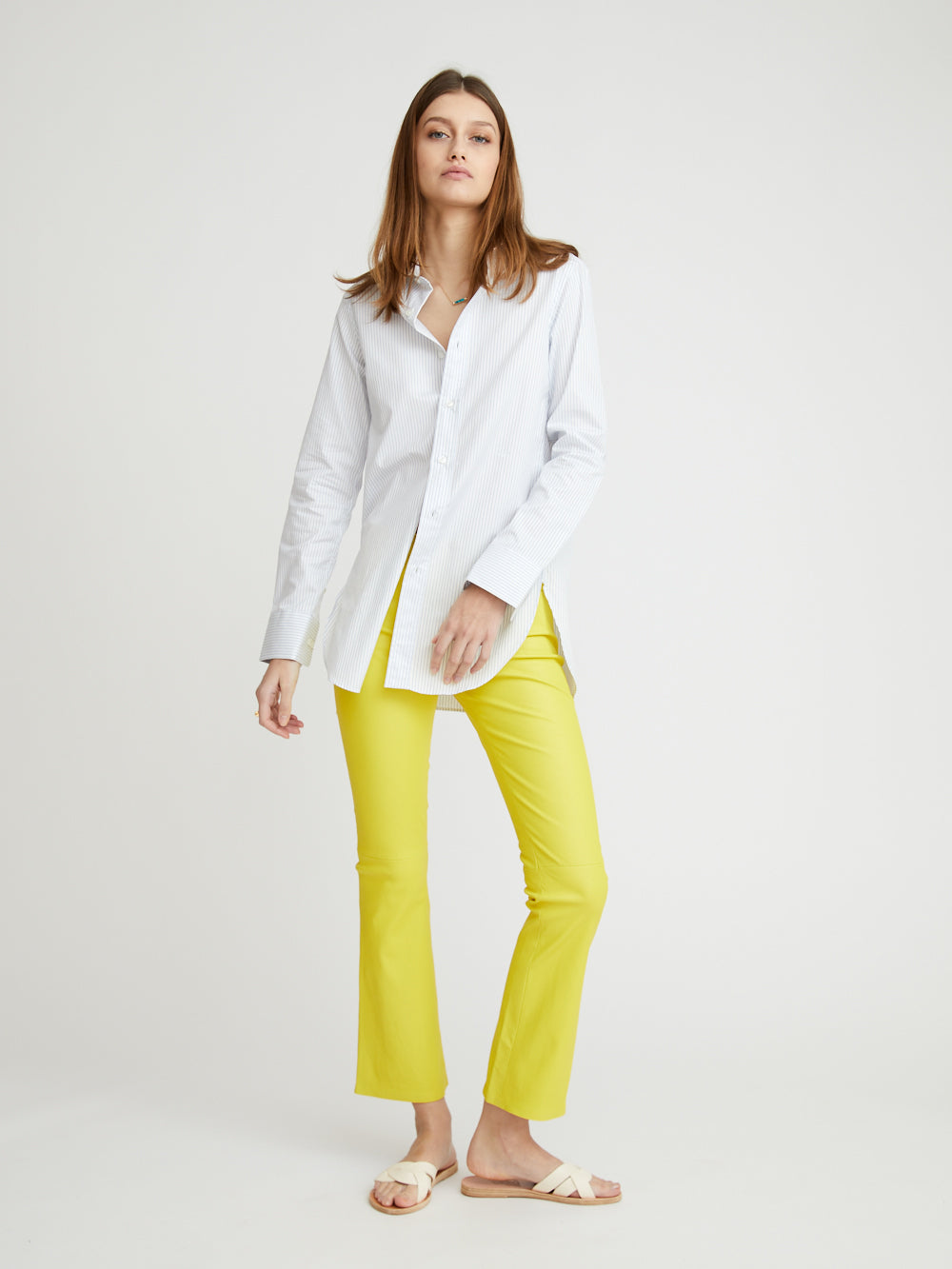 CAMERON WHITE STRIPED SHIRT