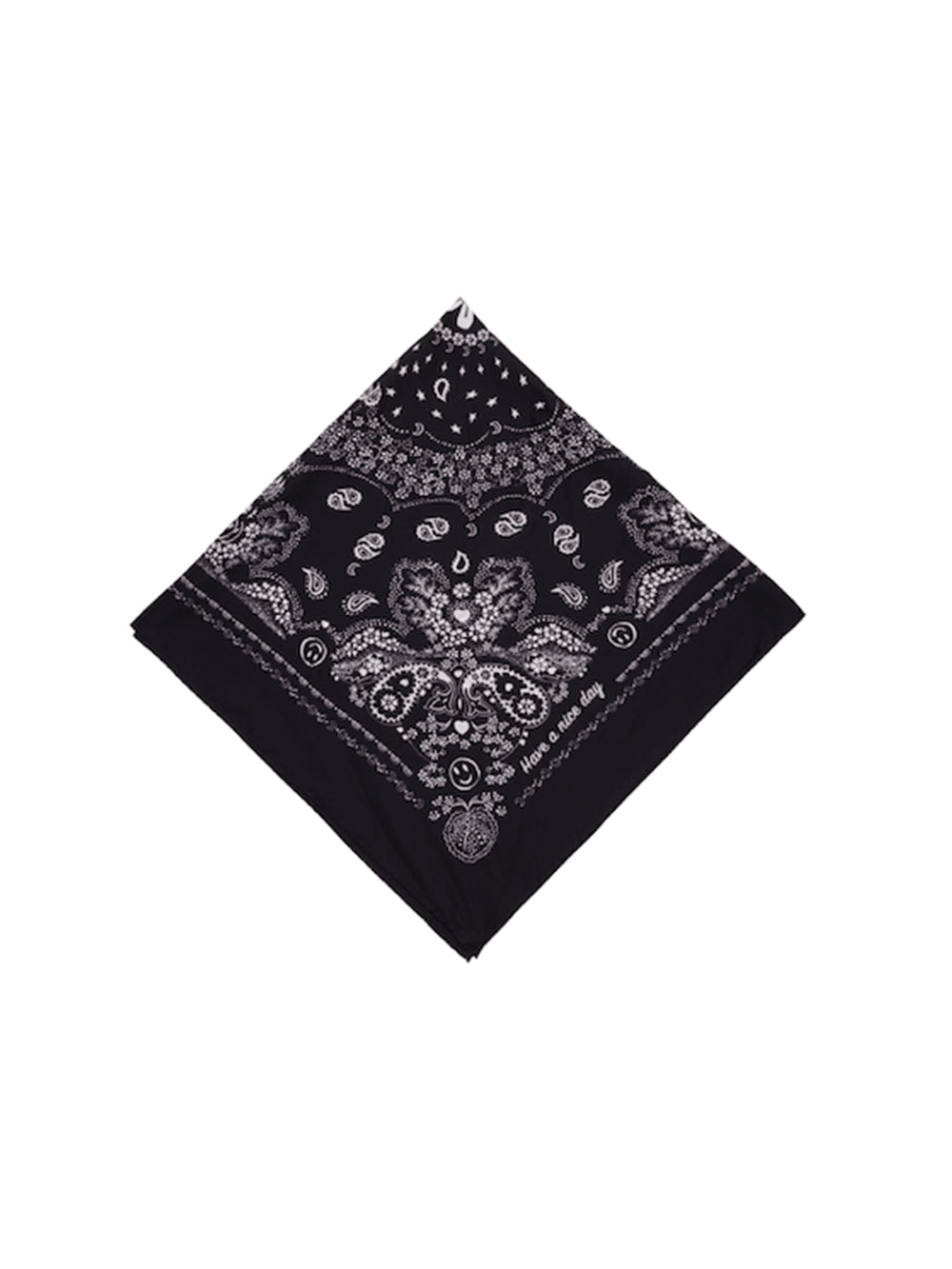 FOULARD CARRE BANDANA SOIE