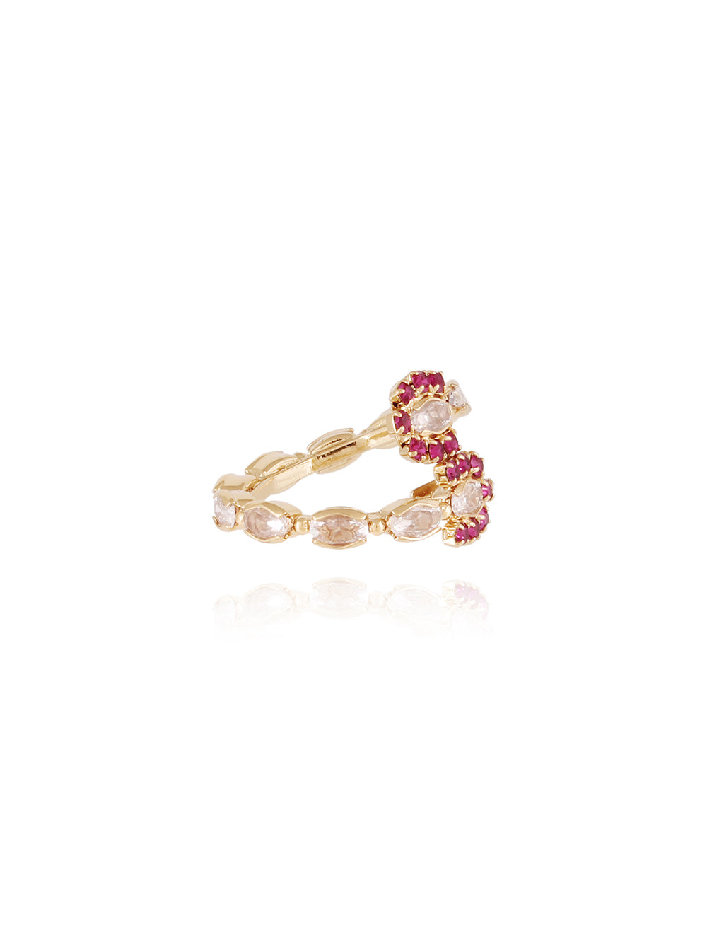 RIVIERA FLOWER LIANE RING