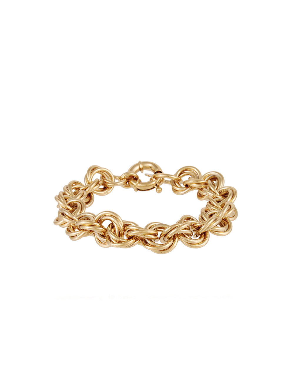 BRACELET MAILLE ENTRECOISE GRAND MODÈLE