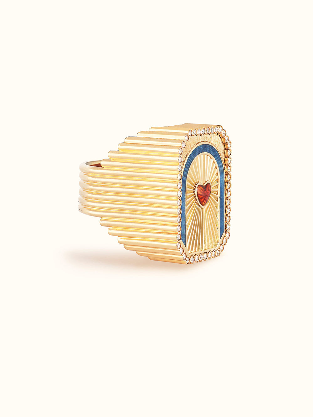 BAGUE MINI SCAPULAIRE HEART