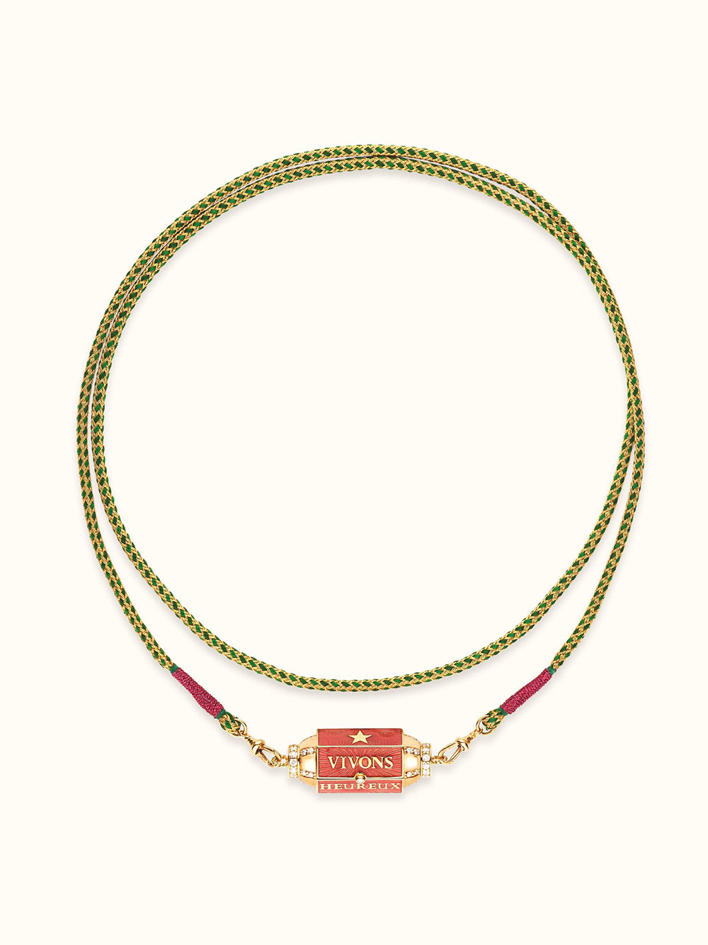LOCKET "VIVONS HEUREUX"
