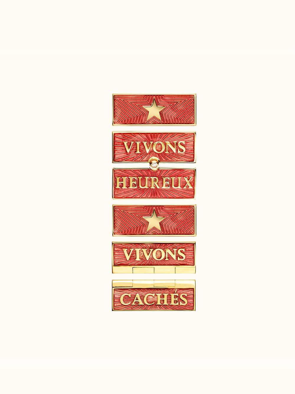 LOCKET "VIVONS HEUREUX"