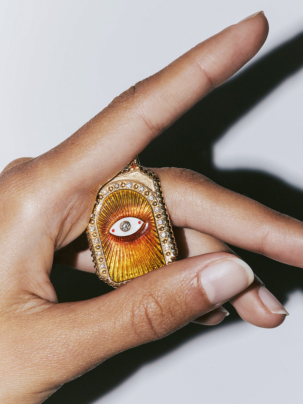 COLLIER SCAPULAIRE EYE PROTECT ORANGE