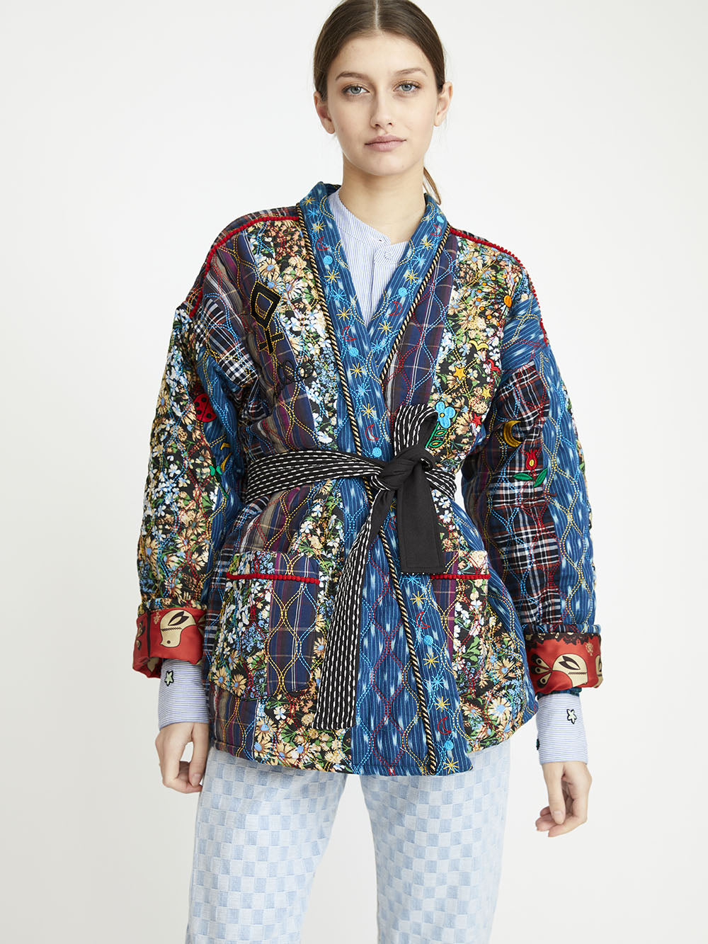 KIMONO EL PASO BLUE CUT