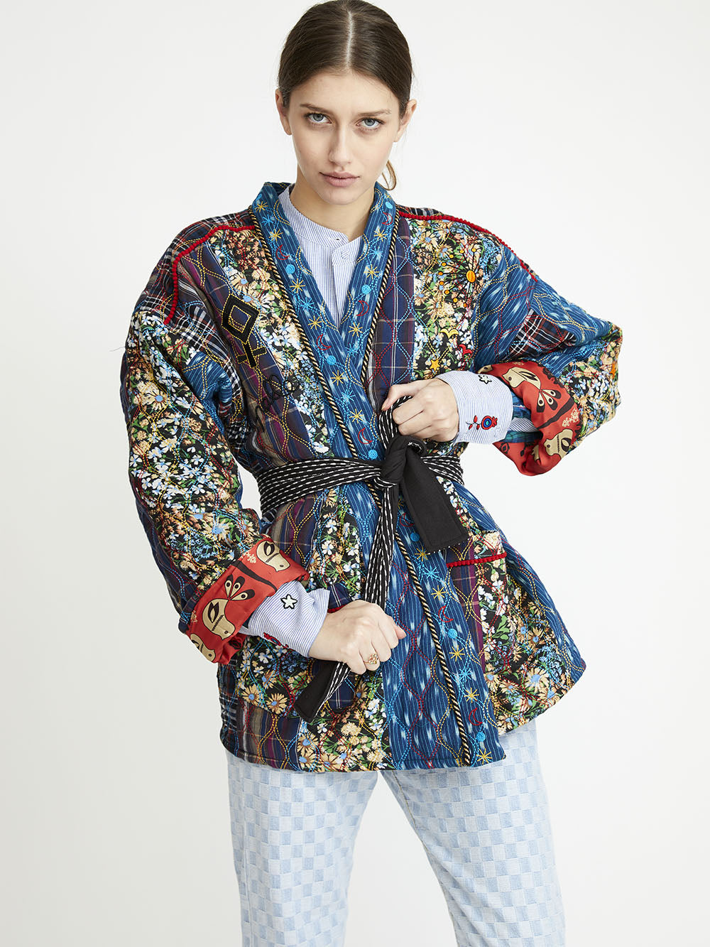 KIMONO EL PASO BLUE CUT