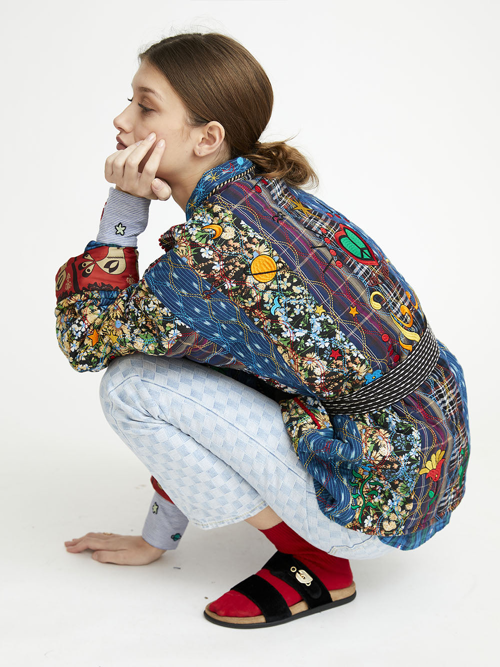 KIMONO EL PASO BLUE CUT