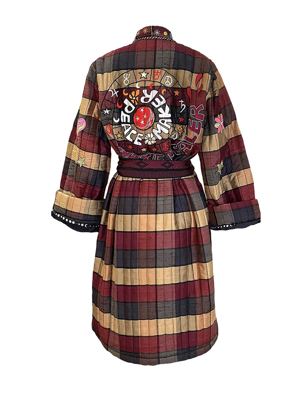 KIMONO LONG MYSTIC HEALER BURGUNDY