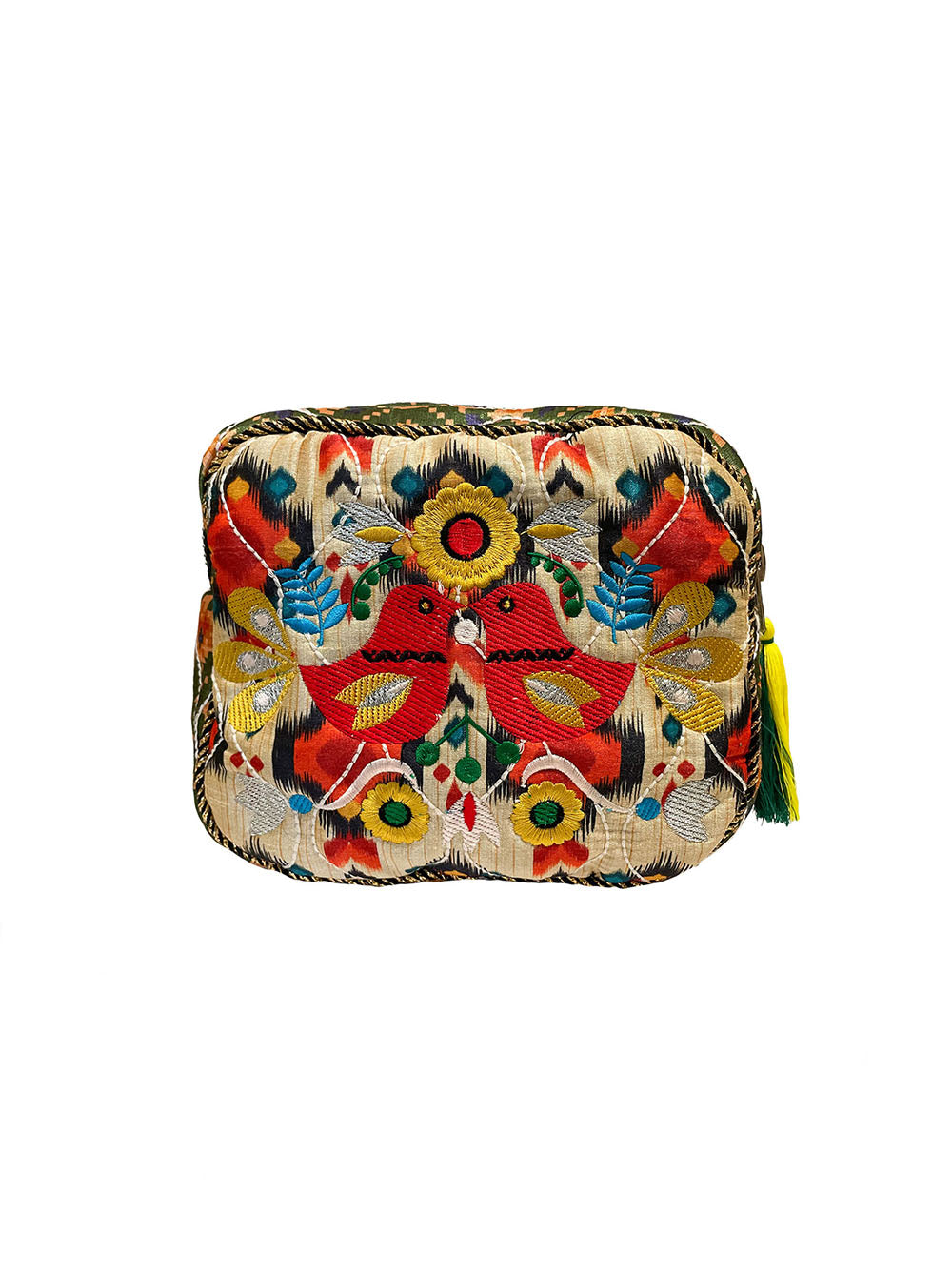 BLACK SILK MINI POUCH