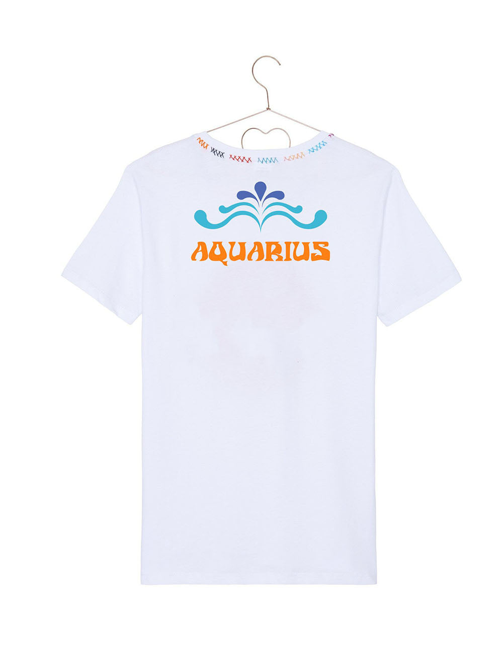 TEE SHIRT ASTRO BLANC AQUARIUS