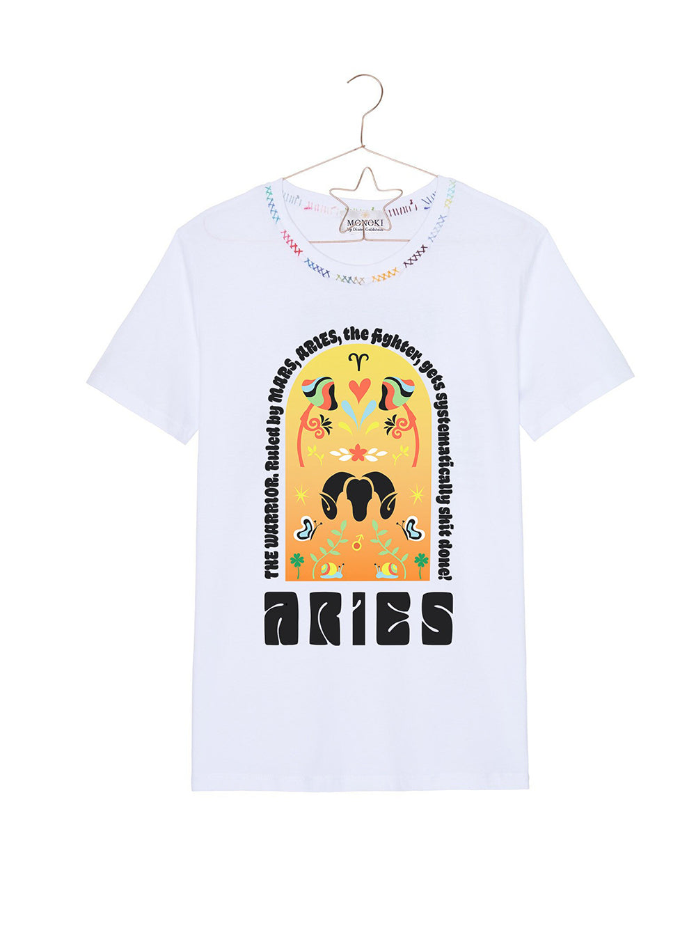 TEE SHIRT ASTRO BLANC ARIES