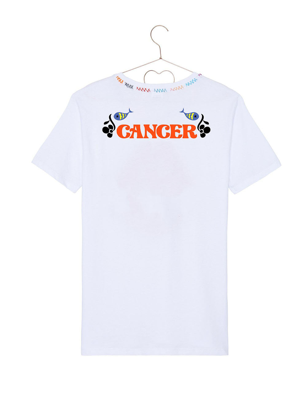TEE SHIRT ASTRO BLANC CANCER
