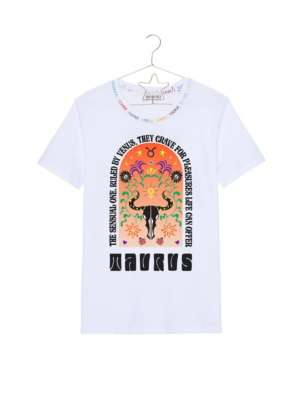 TEE SHIRT ASTRO BLANC TAURUS