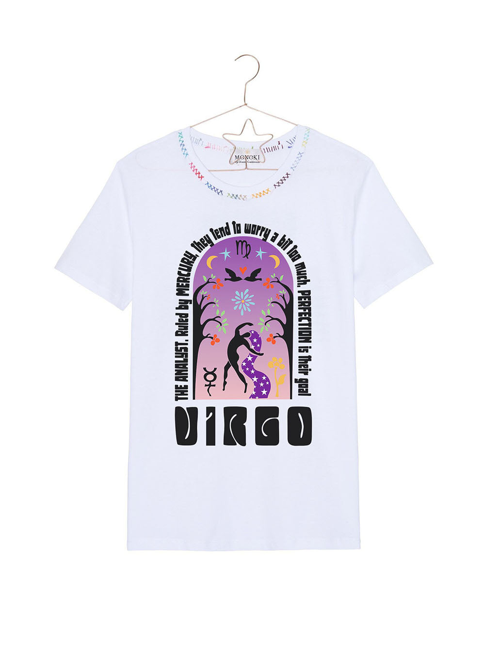 TEE SHIRT ASTRO BLANC VIRGO