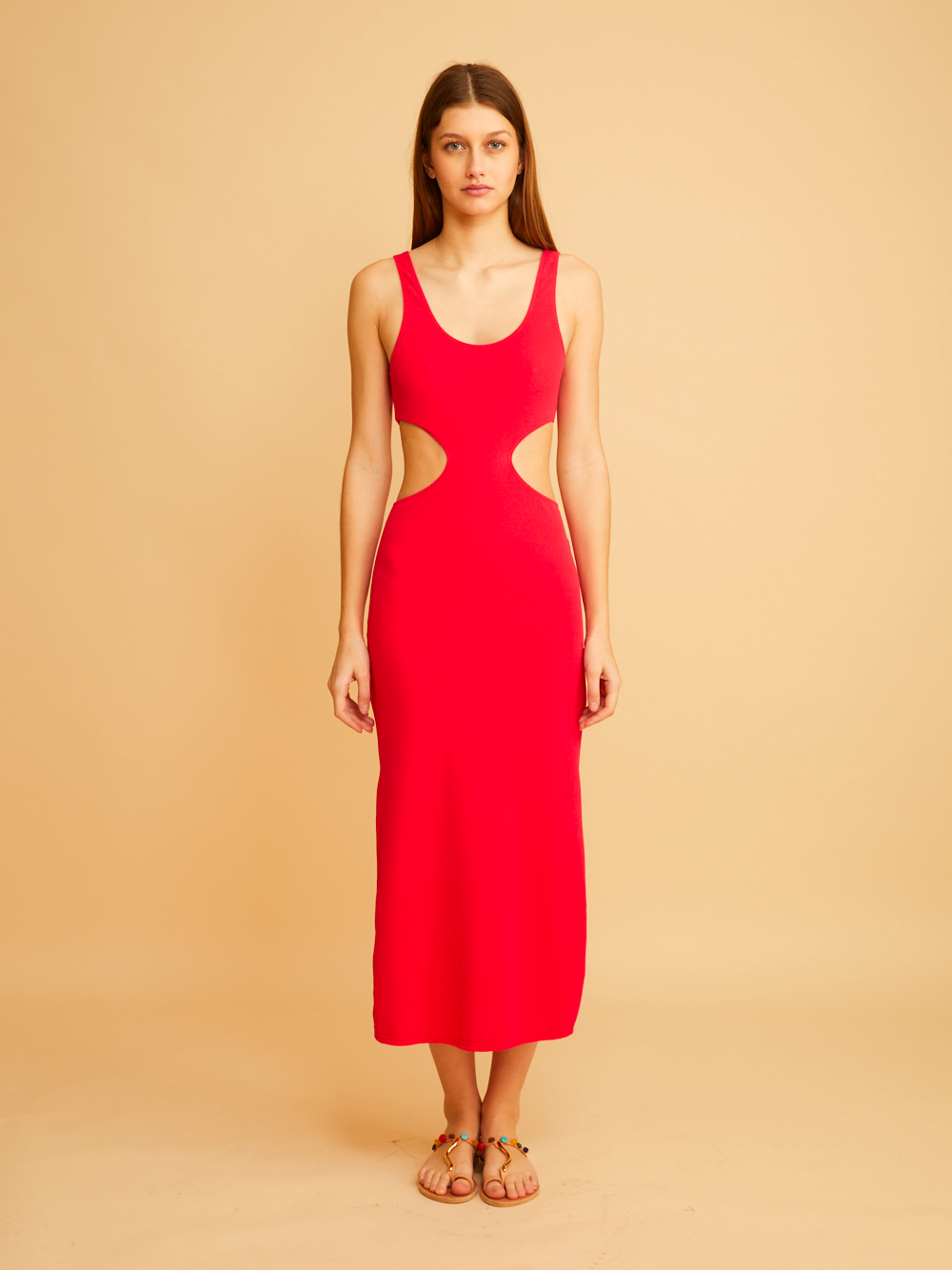 ROBE SMOOTH LIFE ROSE-ROUGE