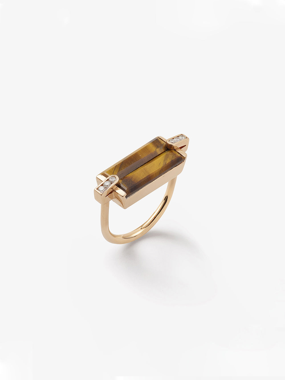 VILLA IDA DOUBLE TIGER'S EYE RING