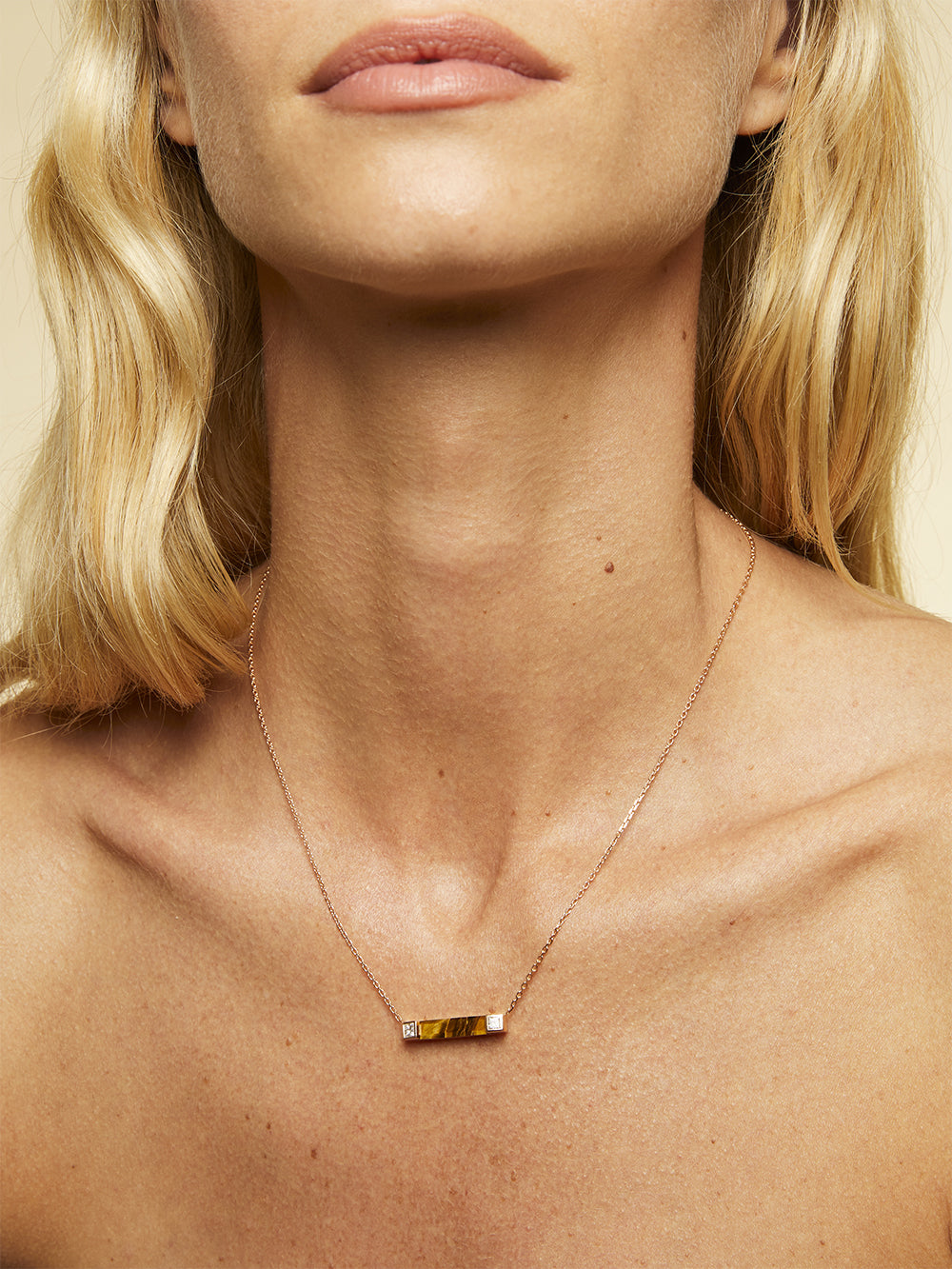 VILLA EILEEN TIGER'S EYE NECKLACE