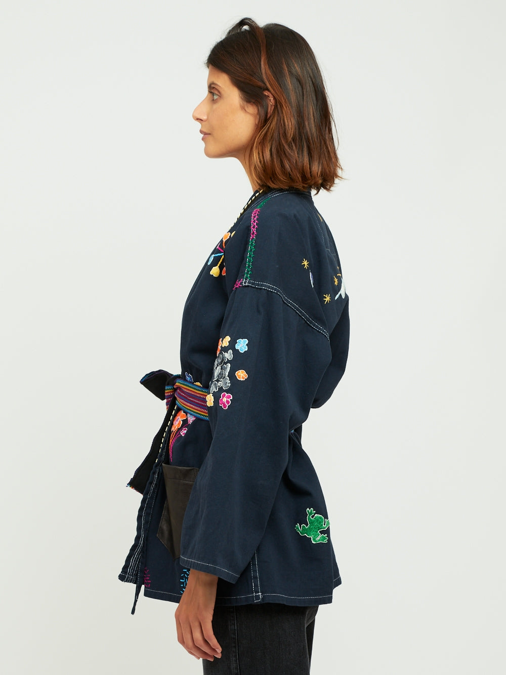 KIMONO BON VOYAGE NAVY