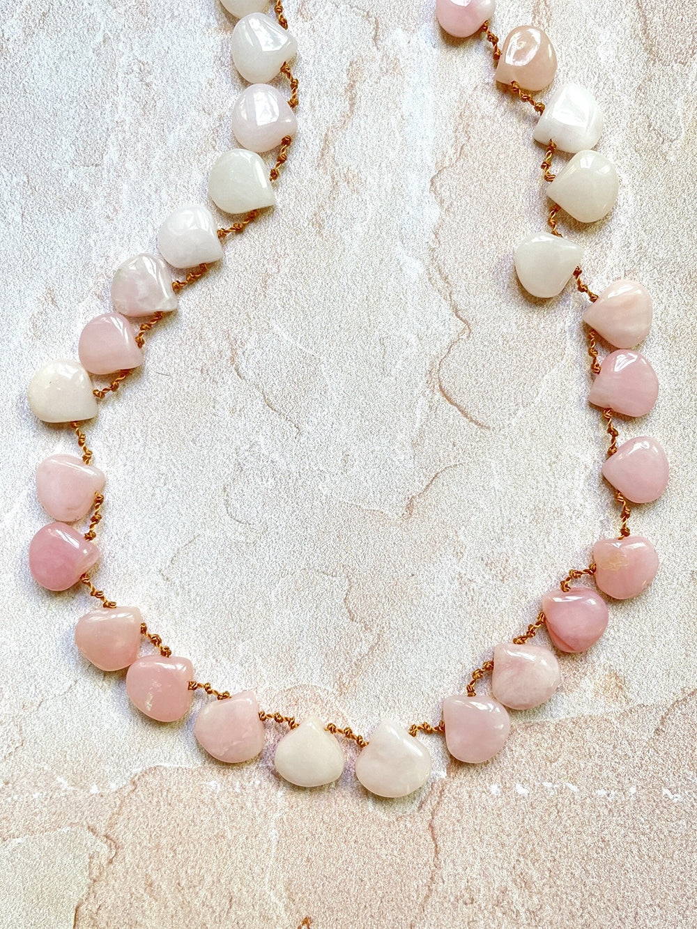 PINK OPAL ROSEMEAD NECKLACE