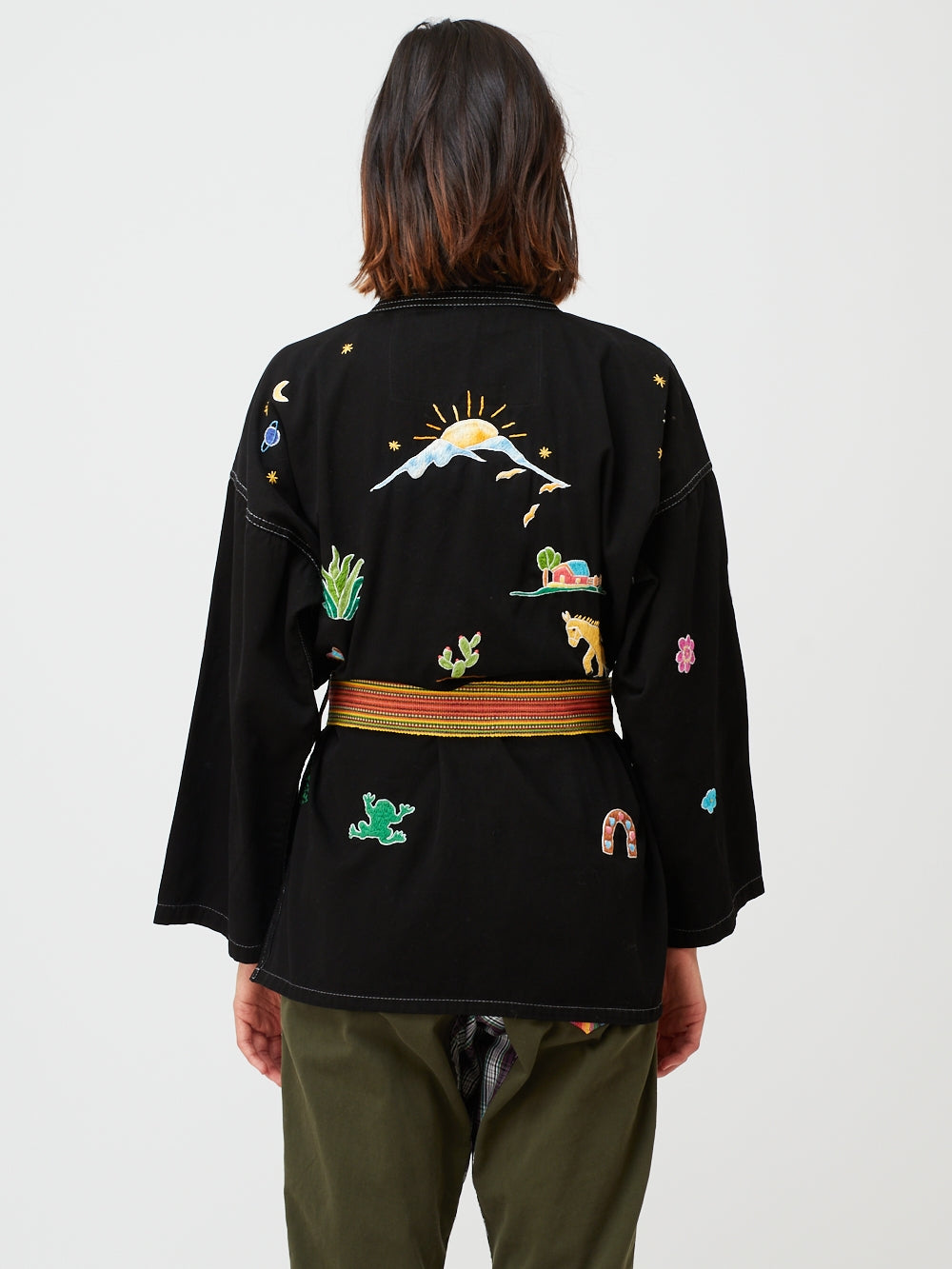 KIMONO BON VOYAGE NOIR