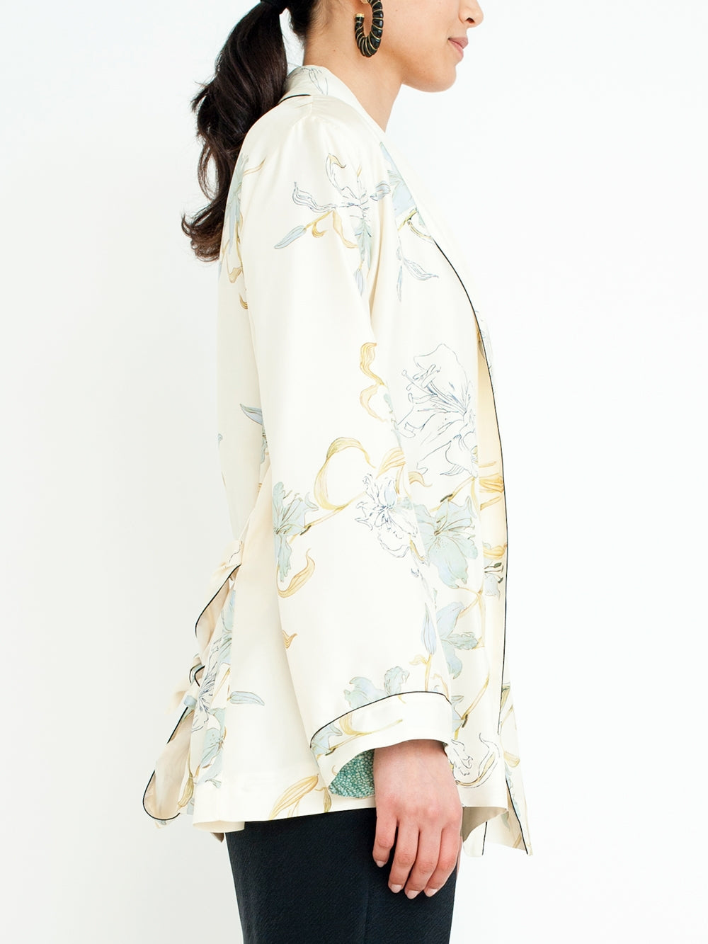 BELTED JACKET PRINT GELSOMINA