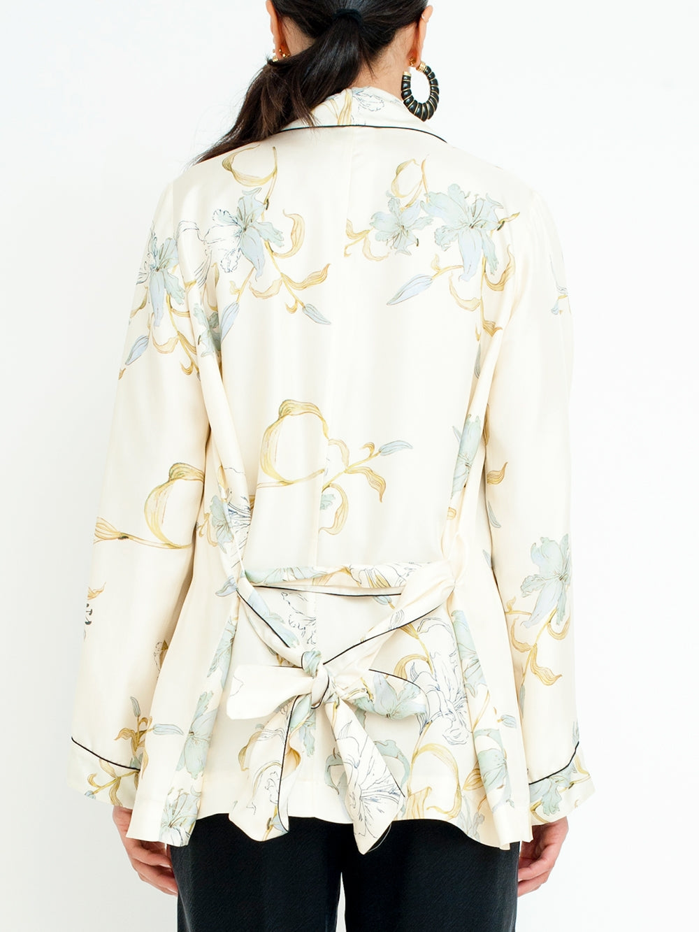 BELTED JACKET PRINT GELSOMINA