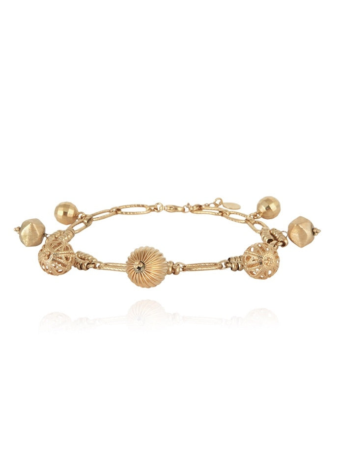 ANKLE BRACELET HAVANA GOLD