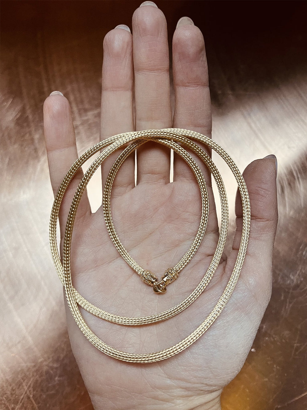 CHAINE INDIAN DOUBLE 14K