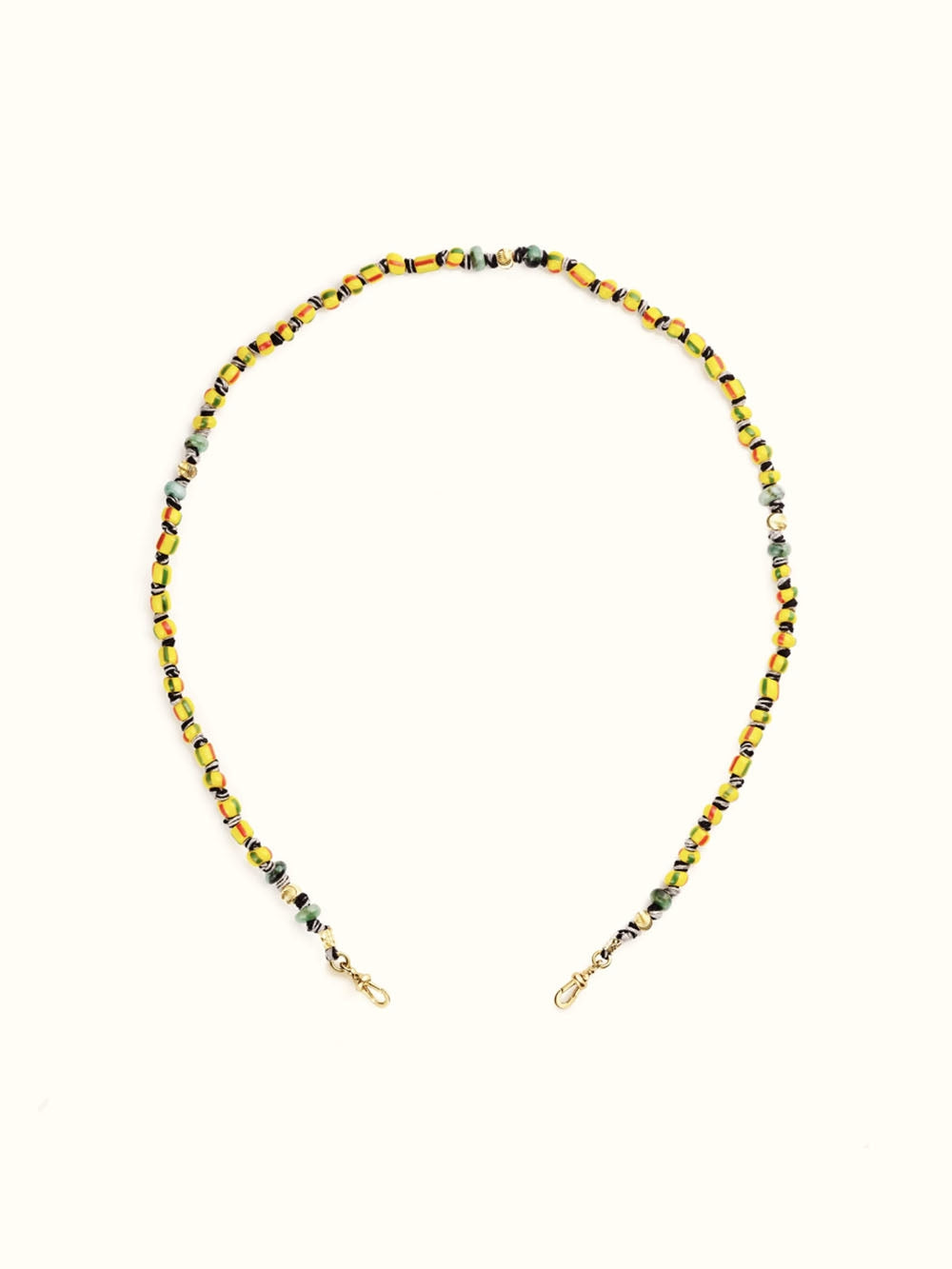LINK MAULI BEADS GHANA RASTA 37CM