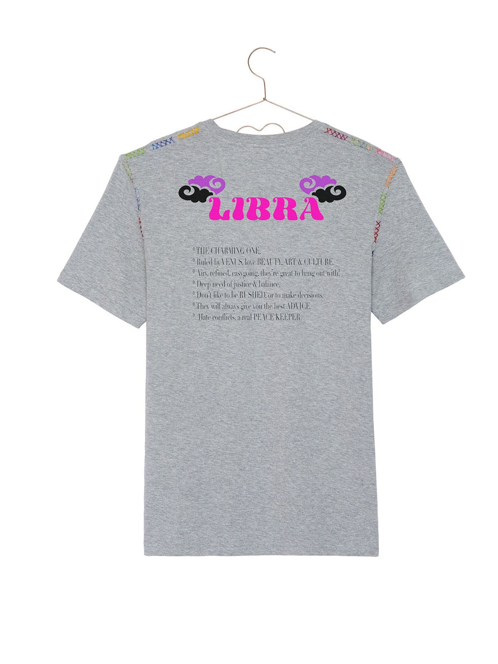 NEW ASTRO LIBRA GREY TEE-SHIRT