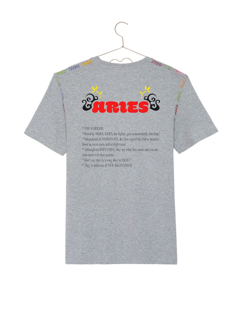 NEW ASTRO ARIES GREY TEE-SHIRT