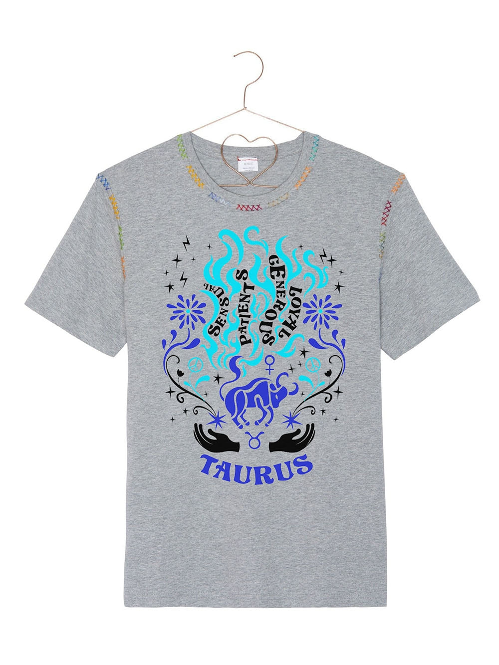 NEW ASTRO TAURUS GREY TEE-SHIRT
