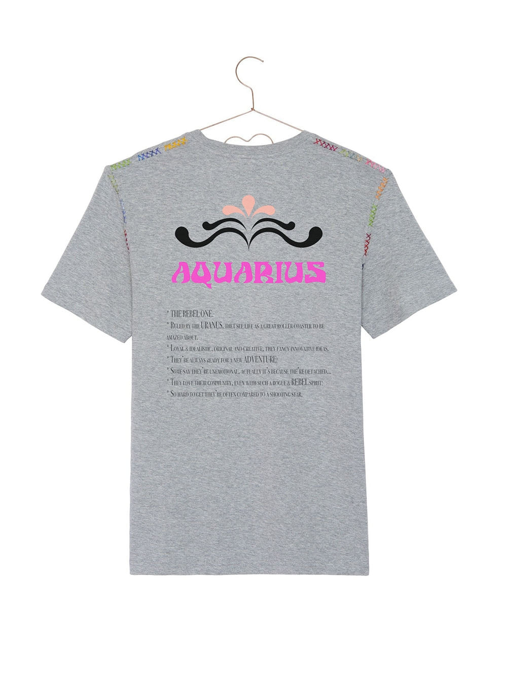 NEW ASTRO AQUARIUS GREY T-SHIRT