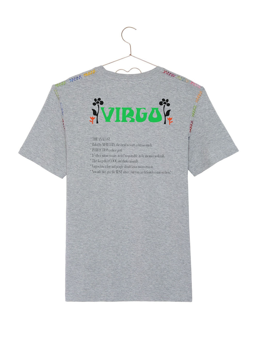 NEW ASTRO VIRGO GREY TEE-SHIRT