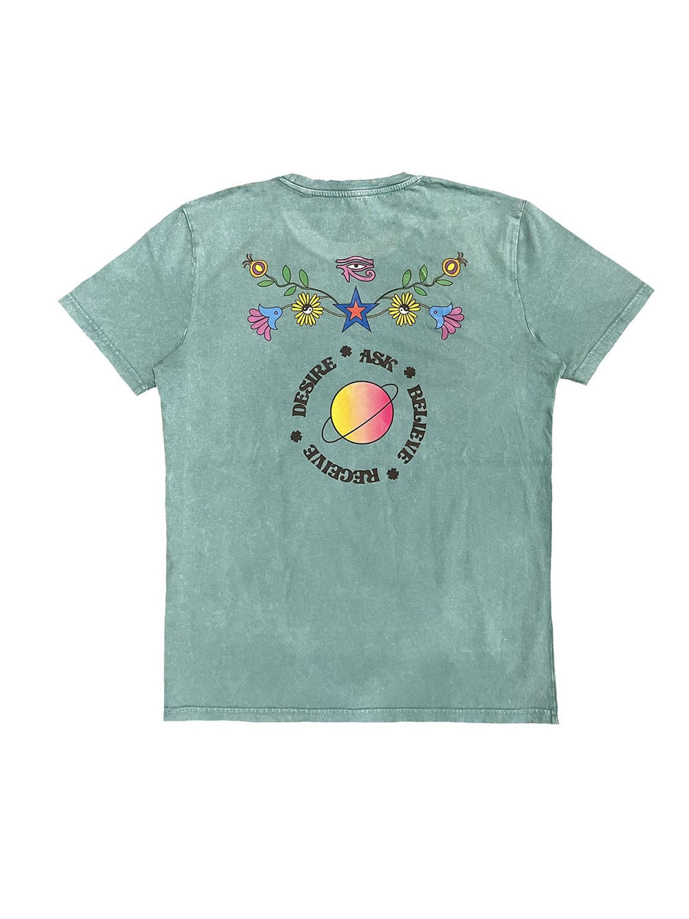 SPIRITUALITY GREEN TEE SHIRT