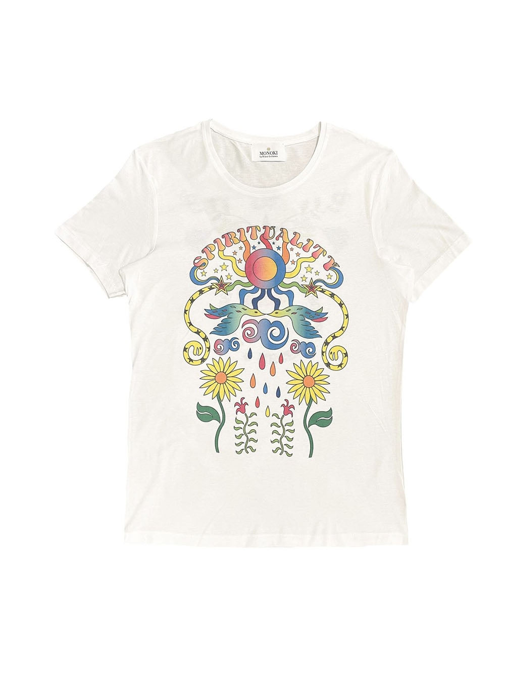SPIRITUALITY WHITE TEE SHIRT
