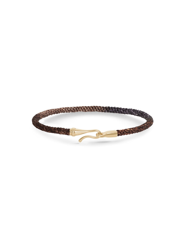 BRACELET LIFE MARRON ET VIOLET